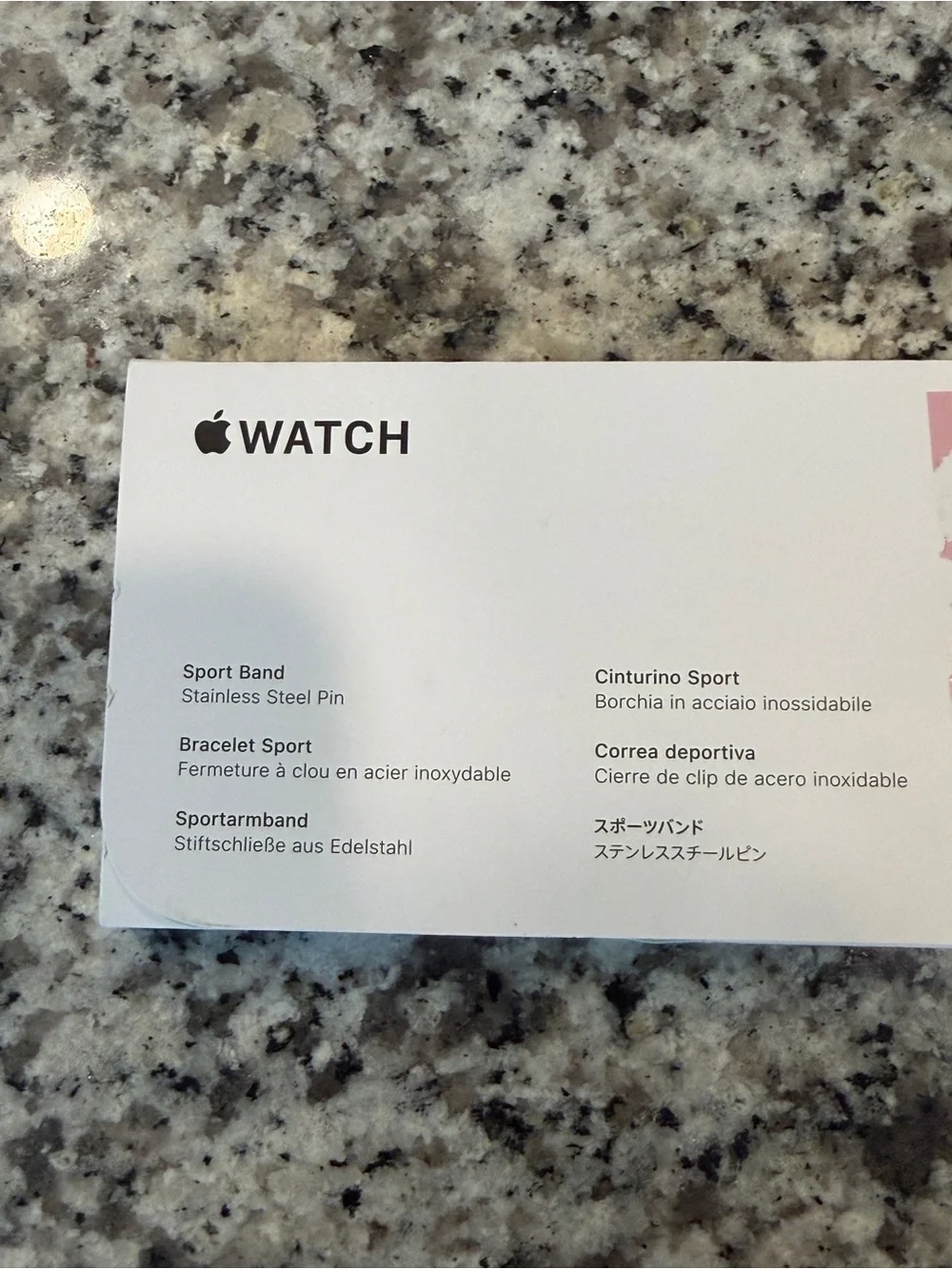 Apple Watch Sport band midnight 41mm S/M